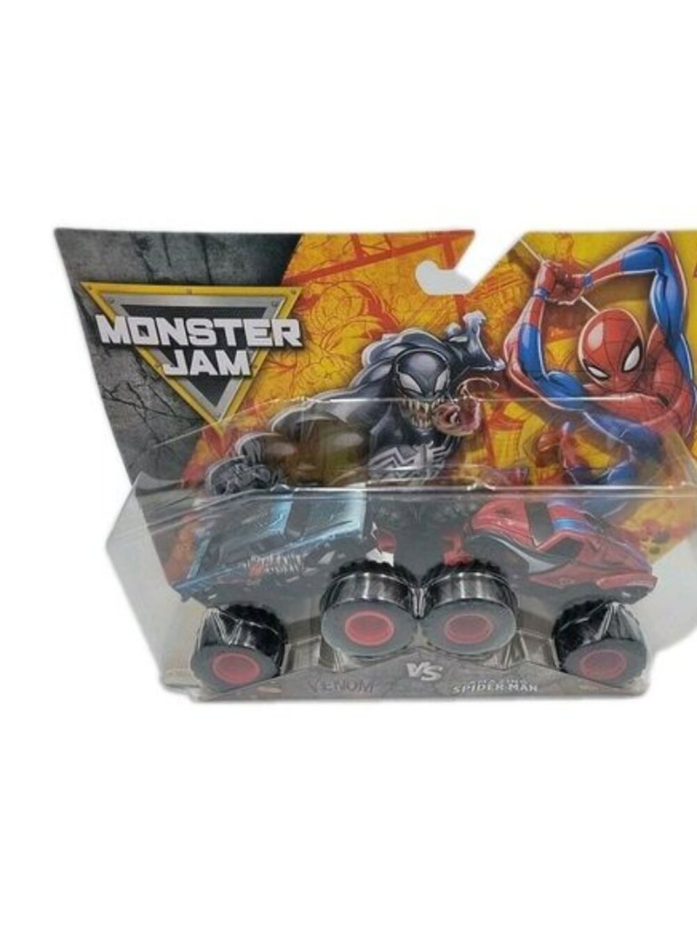 Monster Jam Marvel Venom Versus The Spider-Man Monster Truck 2 Pack Series 4 New